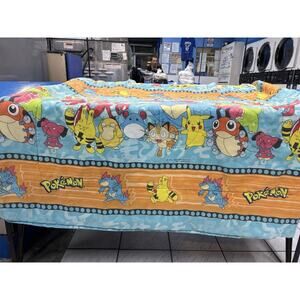 Vintage 1998 Nintendo Pokemon Bed Comforter Twin Size